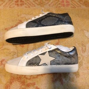 Vintage Havana metallic snake sneakers